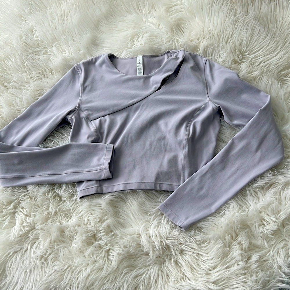 Lululemon Lavender Aligned Angels crop 🍋